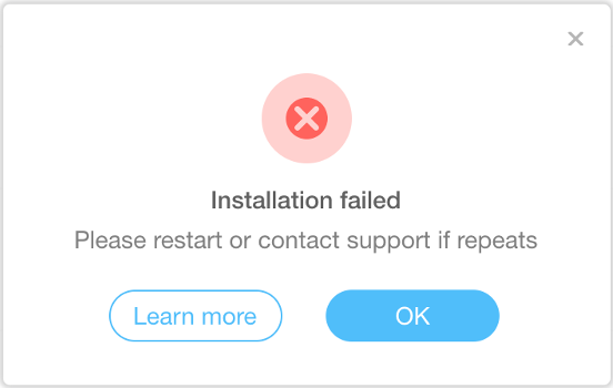 Waves Central安装失败提示Installation failed Please restart or contact support if repeats无法安装插图